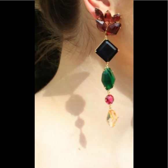 Last 1 ♠️ Kate Spade New York Rock It Statement Earrings - Picture 11 of 11